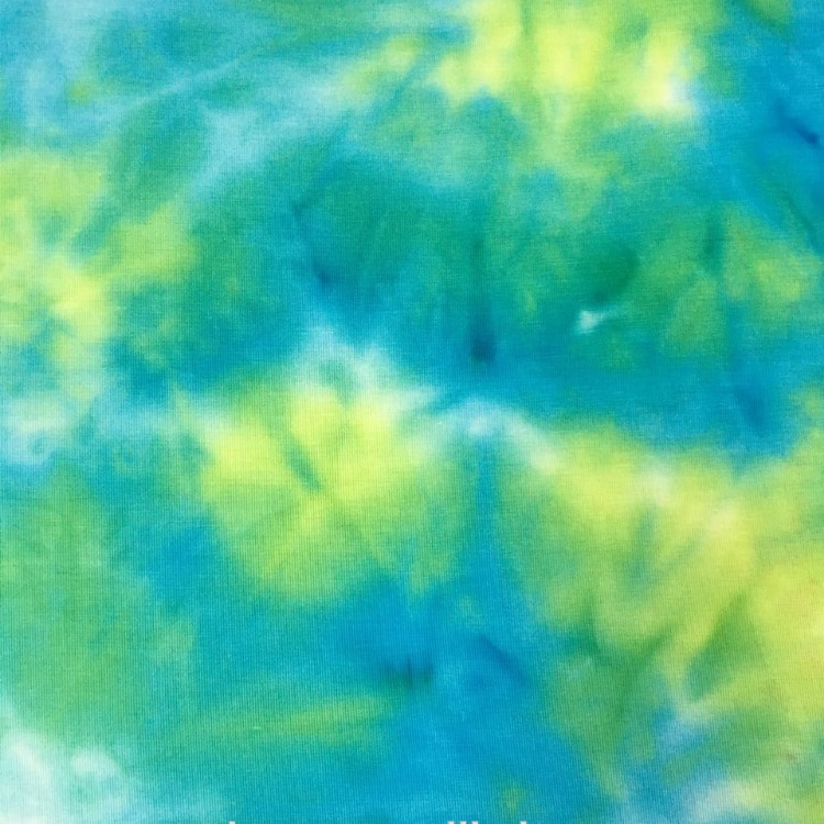 Вискоза/спандекс SJ (tie dying + watermark) трикотажная ткань