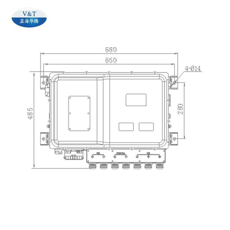 IP67 встроенный контроллер двигателя электромобиля MCU для E-bus E-truck E-ship E-drive system 4kW-355kW