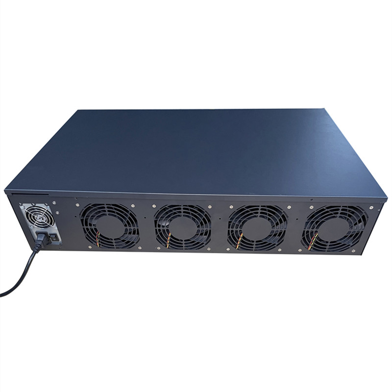 Бесшумная защита для воды, 8 вентиляторов, b85 gpu, бесшумный корпус 8gpu, рамка для хранения, корпус для компьютера, сервера