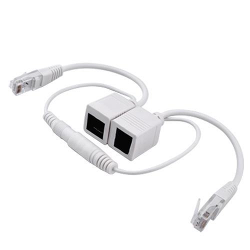 Белый ethernet-кабель poe splitter 5v micro usb для коммутатора POE
