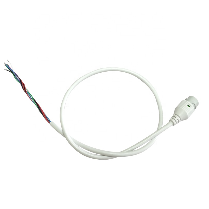 POE Cables 9pin Extension Lan Cable 4578 RJ45 Waterproof Connector Cover Security CCTV IP Network Camera Accessories Pigtail