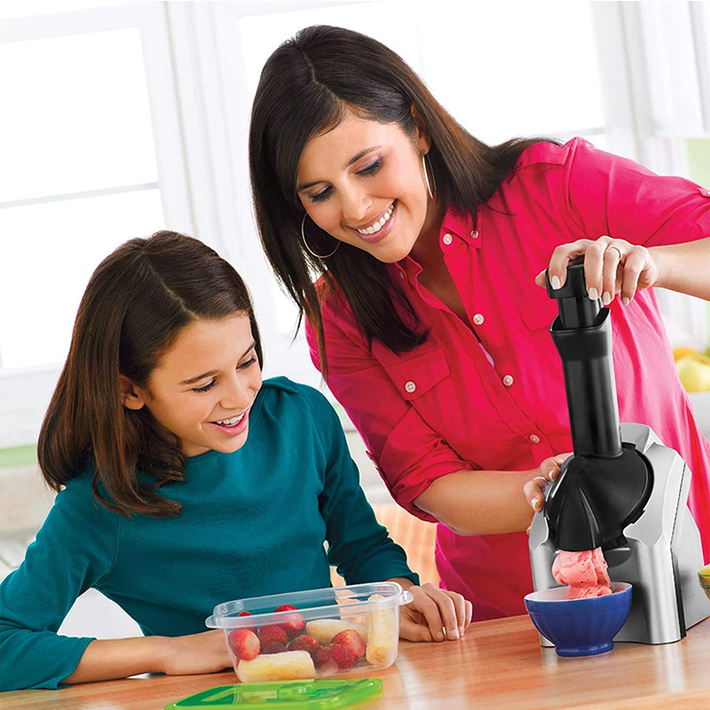 Professional Home Electric Automatic  Frozen Fruit Soft Ice Cream Maker Diy Small Ice Cream Maker For Kids/