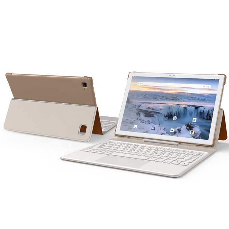 Brightside OEM брендовый планшет 4 Гб 64 ГБ с беспроводной клавиатурой чехол 2 в 1 Android 10,1 планшетный ПК
