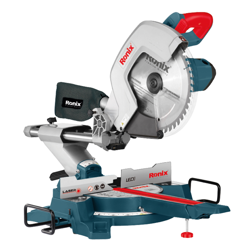 Ronix New Model 5403 Professional Premium Quality 220V 2000W 250mm Electric Compound Miter Saw with Laser