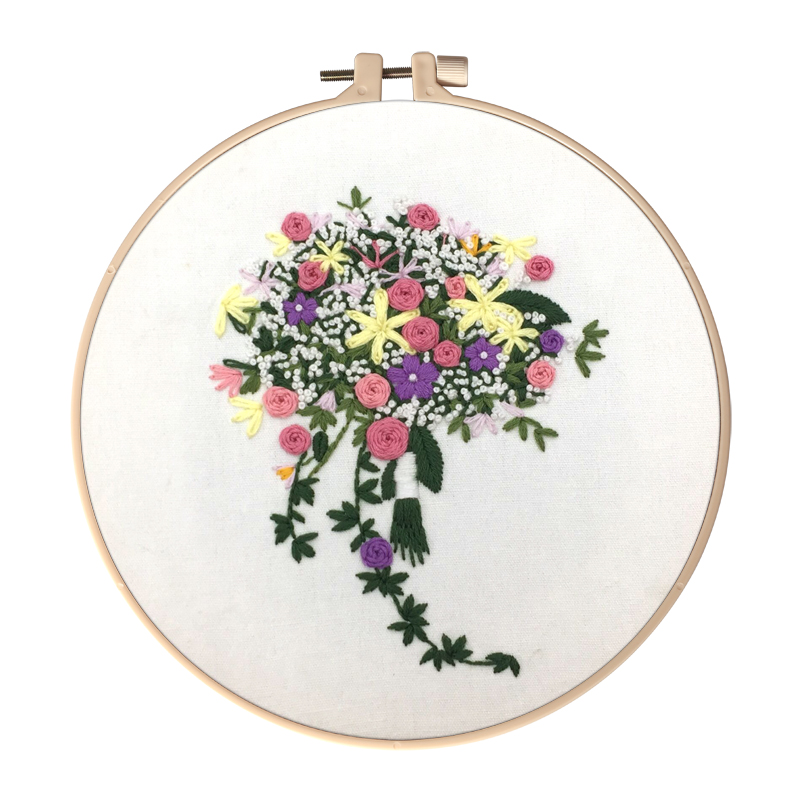Classic Embroidery Set For Beginner Needlework Diy Cross Stitch Kit