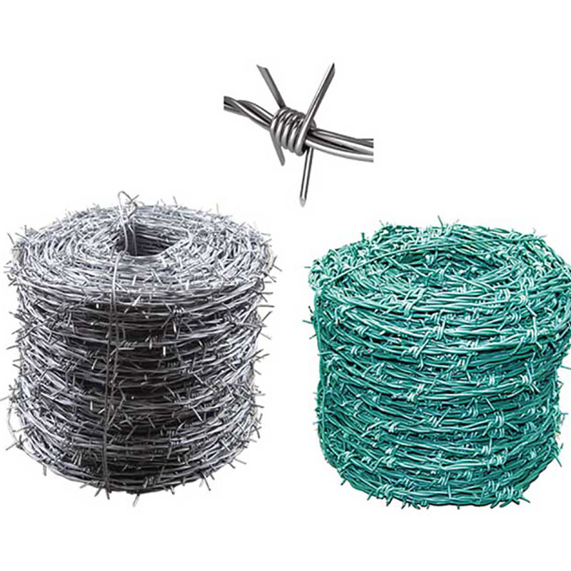 25KG Hot-Dipped Galvanized or PVC Coated Barbed wire with Customizable specification