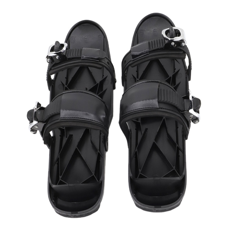 Dropshipping Mini Ski Skates One size nylon 304 stainless steel Mini Ski Skates Portable Skiing Shoes Snow Board Snowfeet