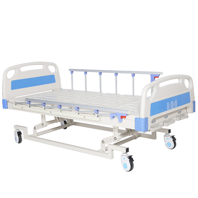 Простые медицинские больничные кровати MD-BS3-004 Factory с 3 рукоятками, цена