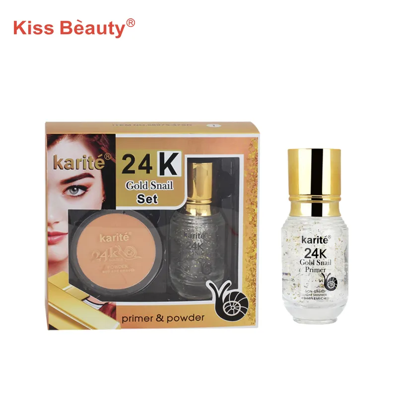 24K Gold Snail Smooth Powder And Base Moisturizing Primer For Makeup