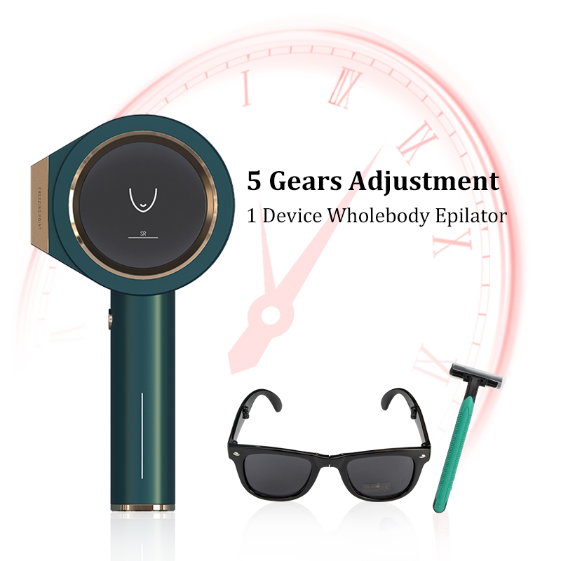 2021 Portable Home Use IPL 500000 Flashes Permanently Cooling Laser Hair Removal
