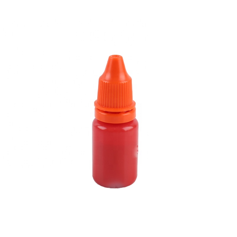 Wholesale high quality office stationery PE 10ml custom ink logo stamp ink