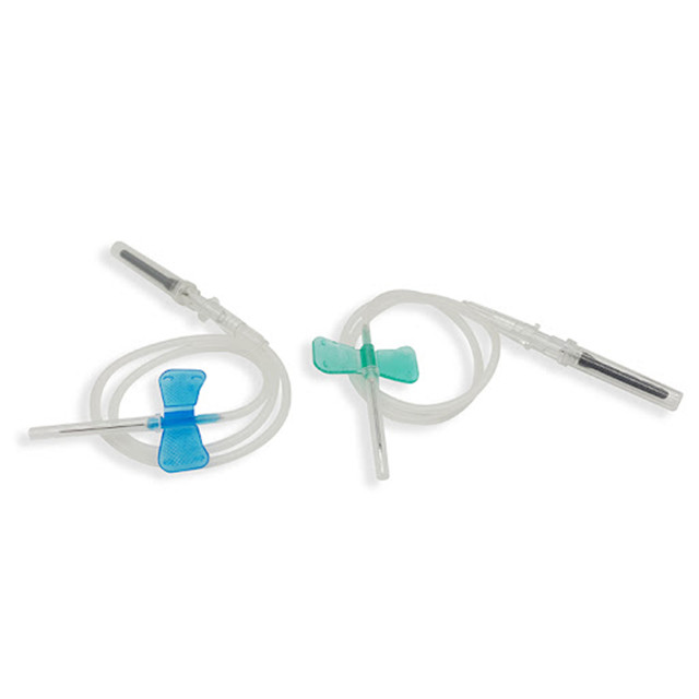 hospital use multi sample butterfly flash back blood collection needle