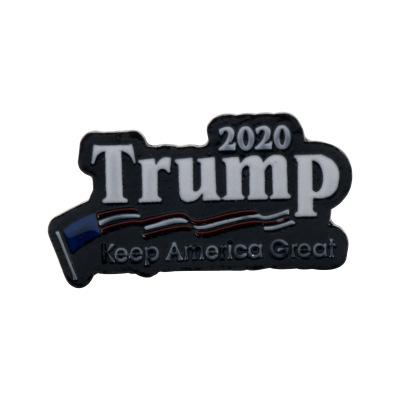 Q116 большой Трамп 2020 выборов президент значок кнопки флaг сшa yзкиe штырь отворотом сверкающими стразами невероятное свечение значки