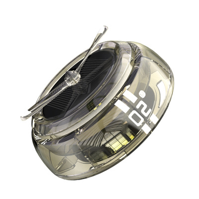 XMB Air Freshener Solar Energy Rotating Cologne Aromatherapy car dashboard diffuser perfume bottle