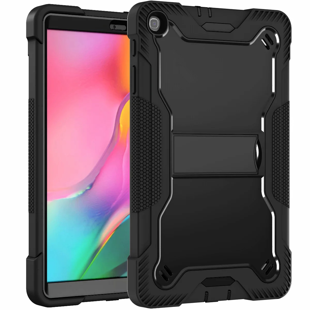 Защитный чехол для Samsung Galaxy Tab A 10,1 дюйма T510 T515 с подставкой, сверхпрочный противоударный чехол-подставка для планшета