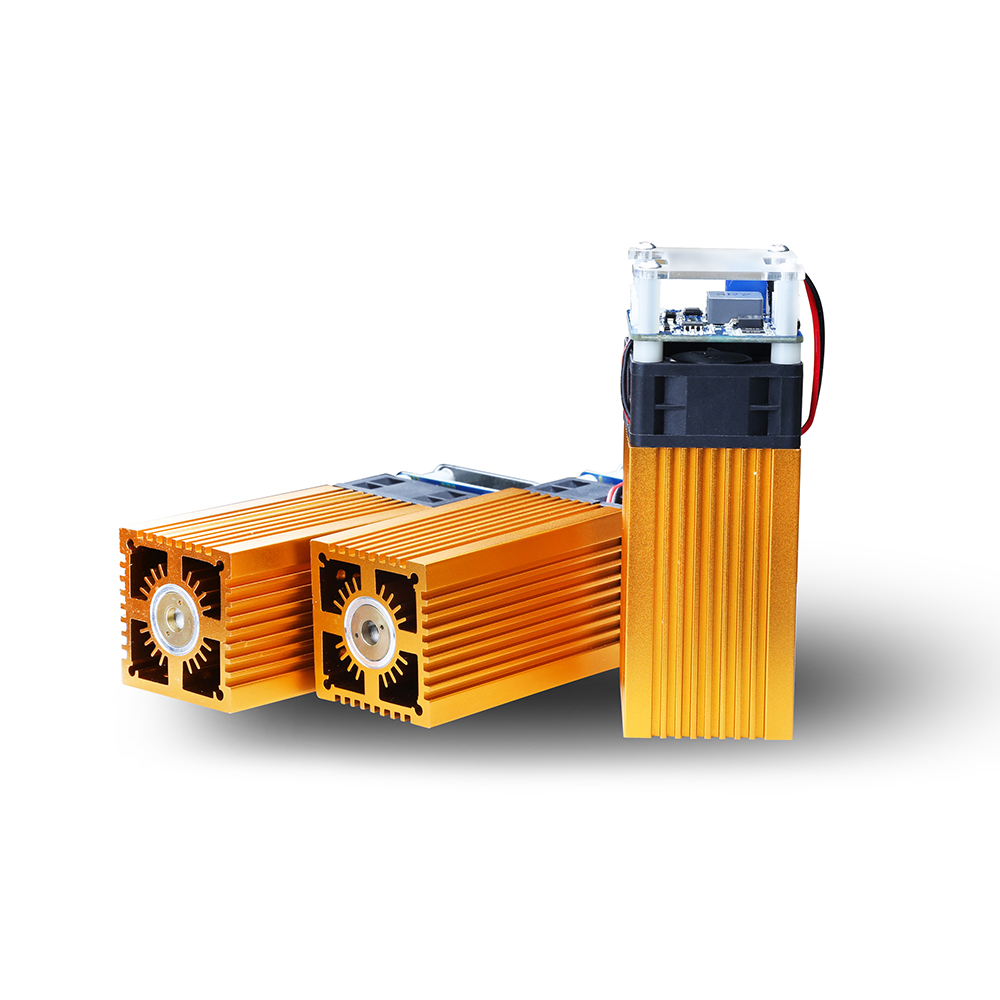 Профессиональный лазерный гравировальный модуль 450nm 5W/20W с фиксированным фокусным расстоянием высокой мощности с модуляцией TTL/PWM