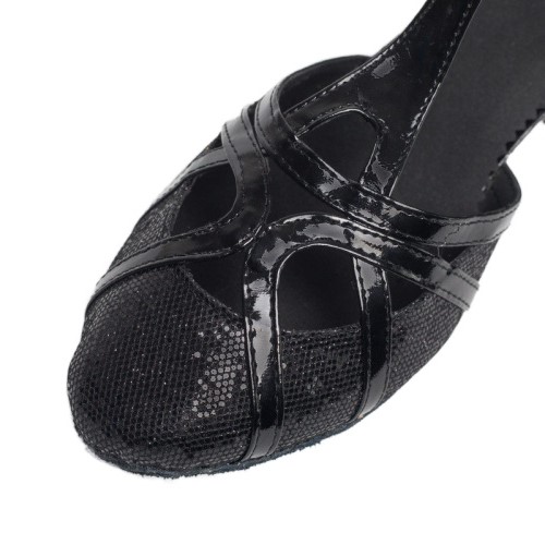 Hot sale Latin Dance Shoes New Design Tango Modern Ladies Shoes /latin Shoes Genuine Leather Women black