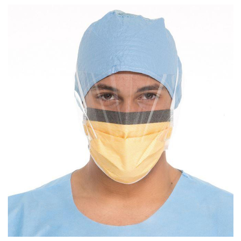 Disposable Anti penetration kids surgical Face Mask with Visor tie on for doctor