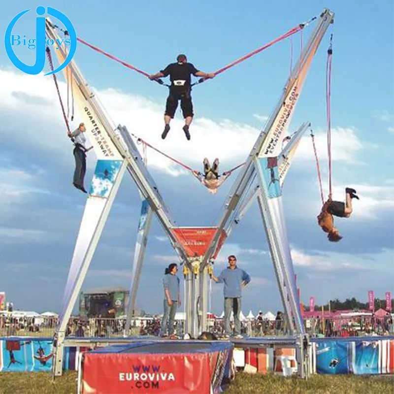 Электрический батут bungee для парка развлечений