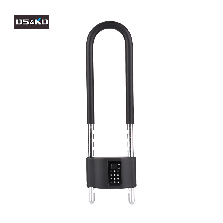 anti theft high quality mountain five code wire chain heavy duty portable anti-theft app mtb road safety bike u lock with cable