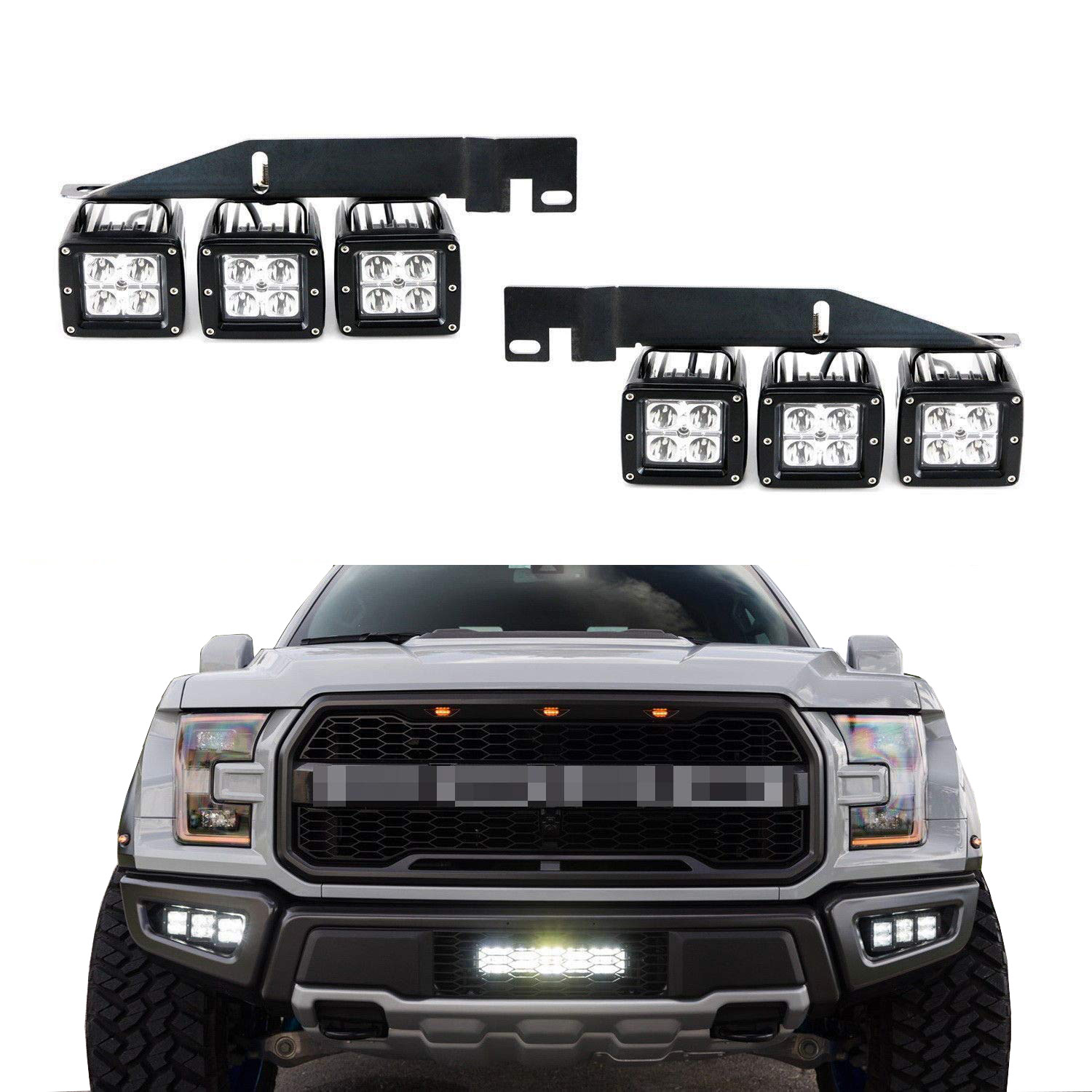 Противотуманные фары противотуманные крепежные скобы для Ford Raptor