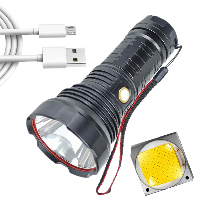 HIGH Powerful Linterna 2000M 2KM Long Range Beam Flashlight, 40W LED SST40 4000 Lumen Rechargeable Spotlight Hunting Torch Light