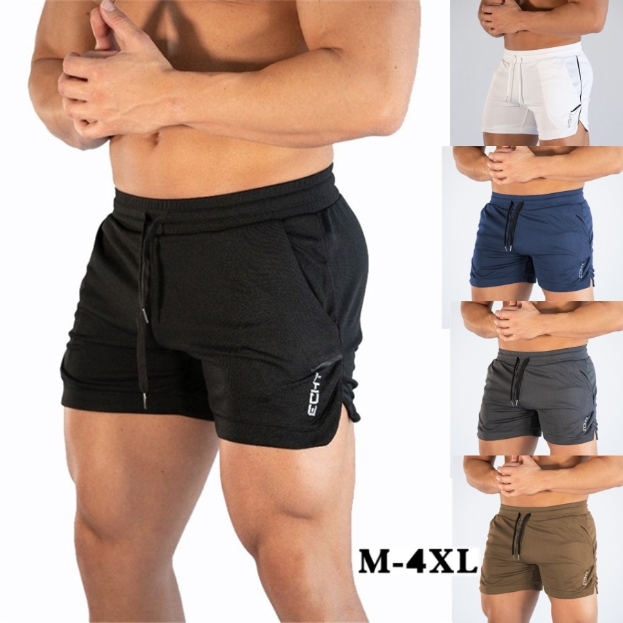 European and American new style outdoor running fitness quick-drying beach three-point men's sports shorts