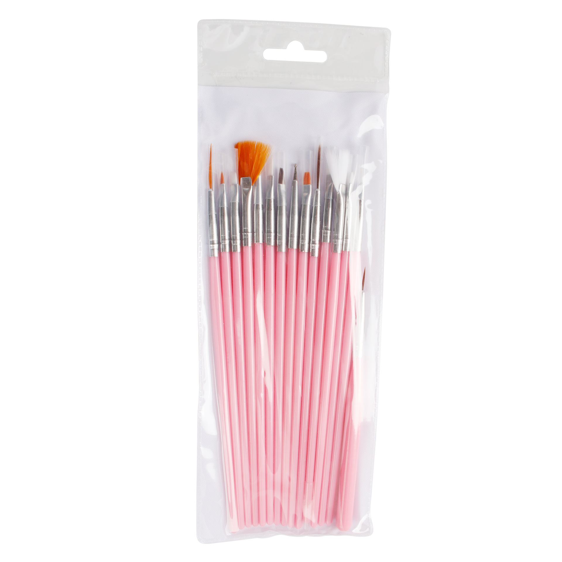 Manicure Gel Brush For Nail Art 15Pcs/Set Nail Brush Acrylic Liquid Powder Carving Gel Brush