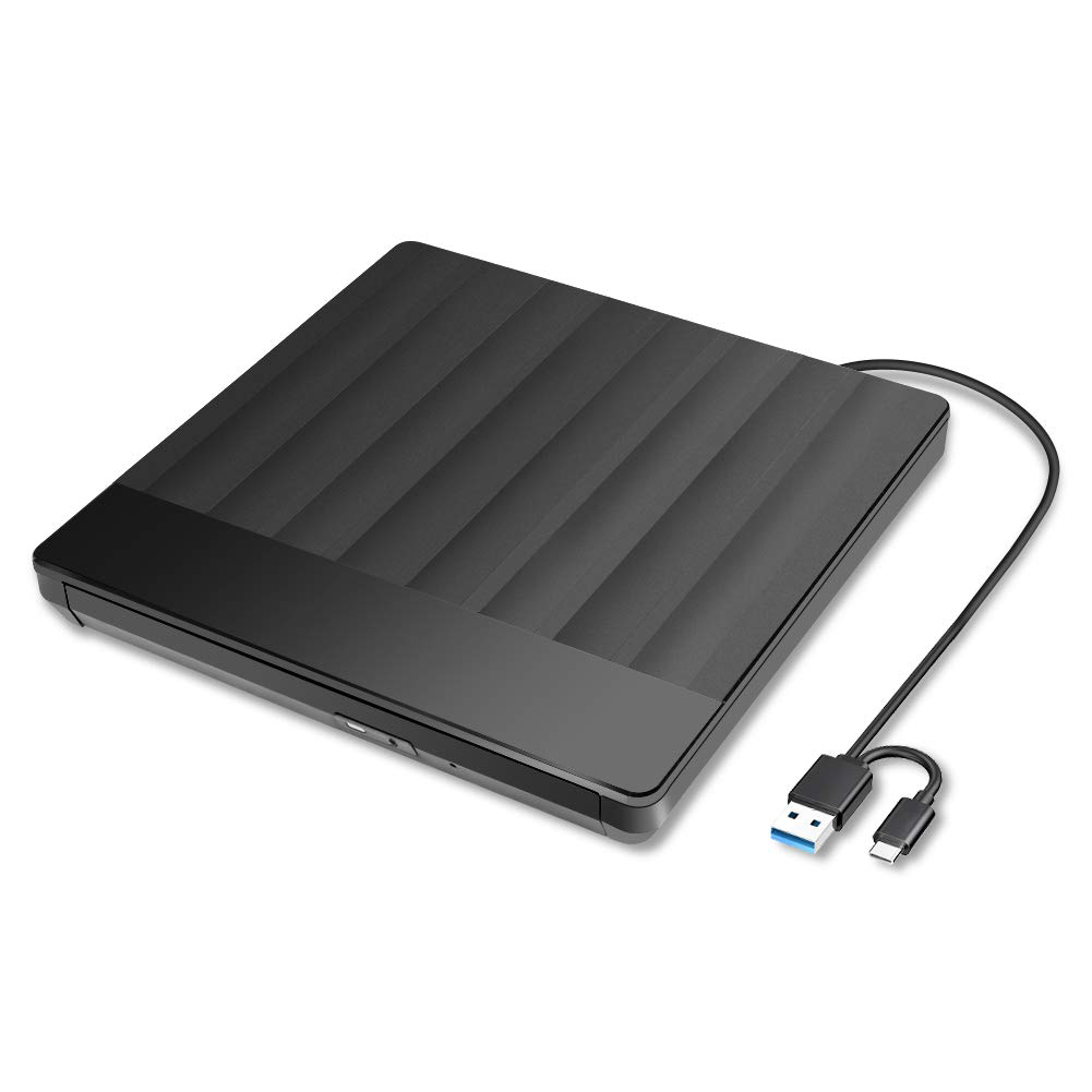 Raycue внешний CD / DVD проигрыватель привод USB 3,0 CD Rom устройство для чтения дисков и горелки USB DVD плеер внешний DVD горелка