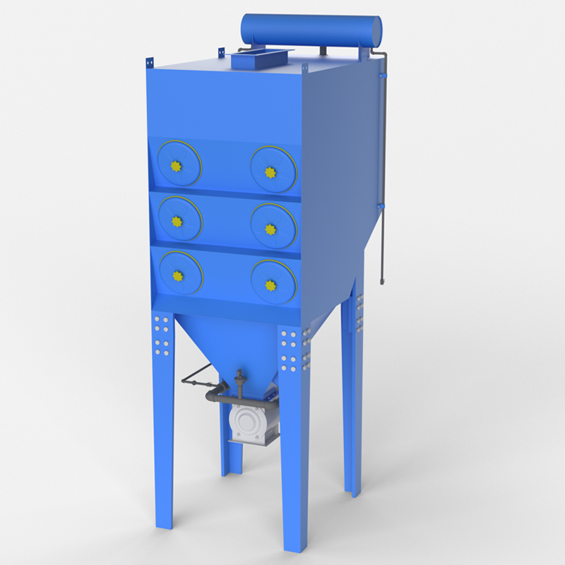 Industrial Dust Extractor Air Pulse Jet Self Cleaning Cartridge Dust Collector