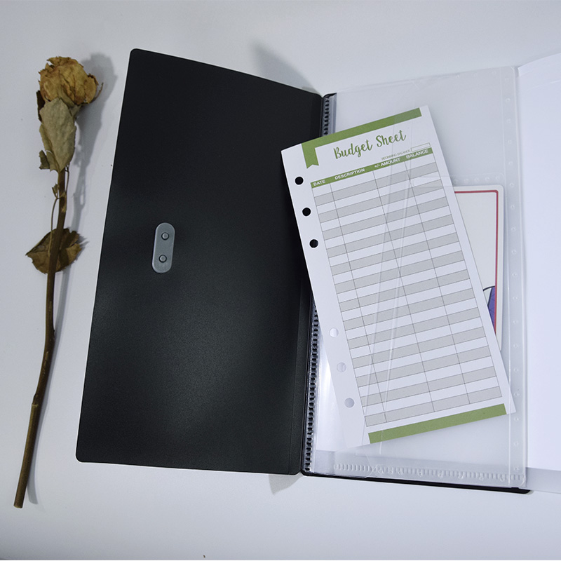 Portable Folder PP Frosted Texture, for Ticket Passport Invoices storage Smart Fit Carrying Pocket For Travel
