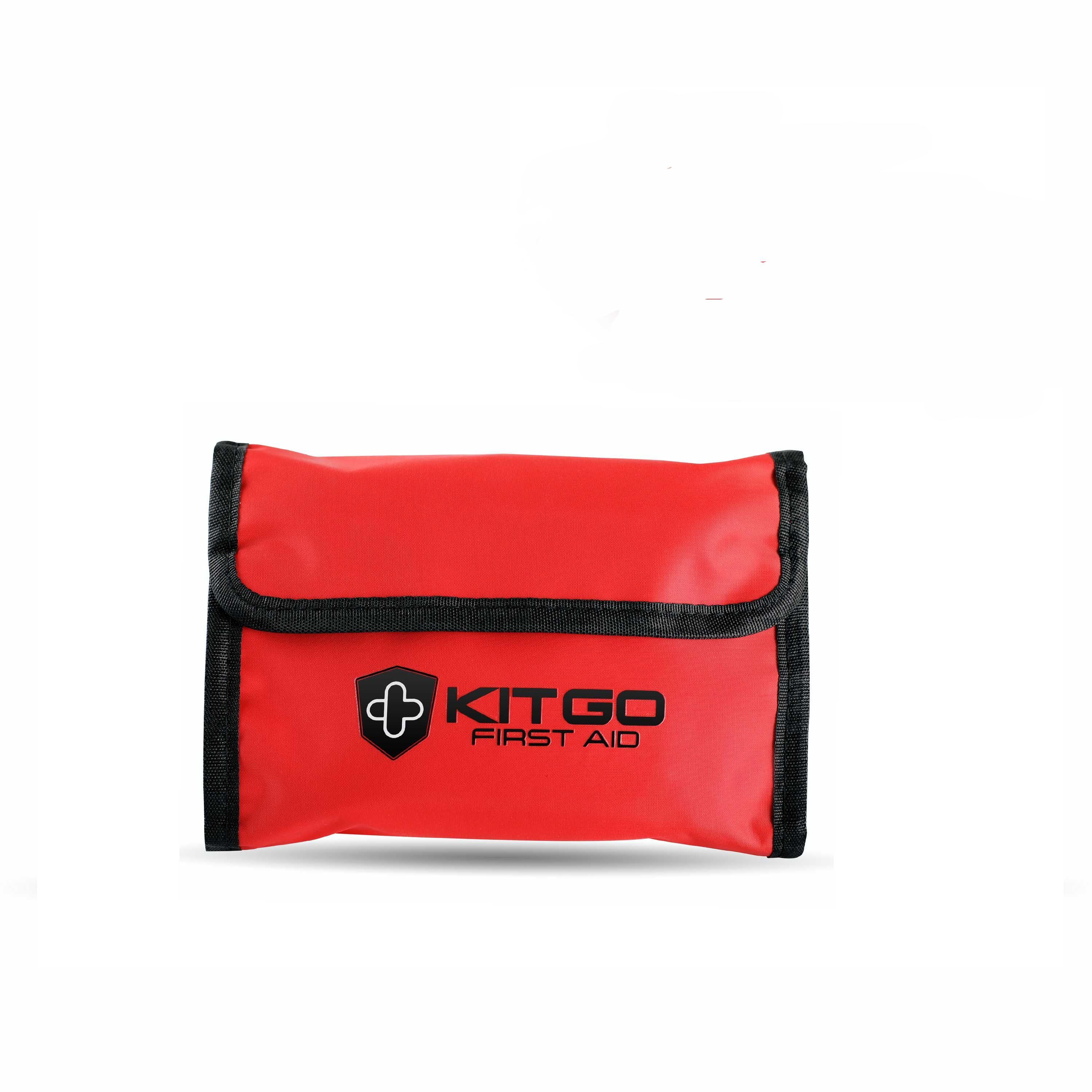Top Quality Red Emergency Kit Bag With Supplies For Outdoor Survival Camping Basic First Aid Kit