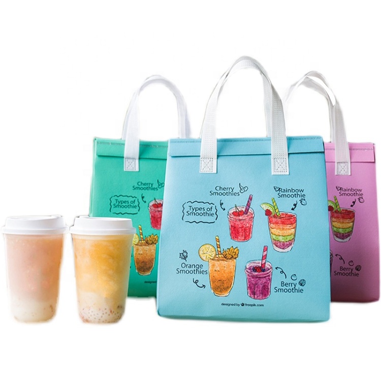 Amazon sells non-woven lunch bags and cooler bags thermal insulation can be customized