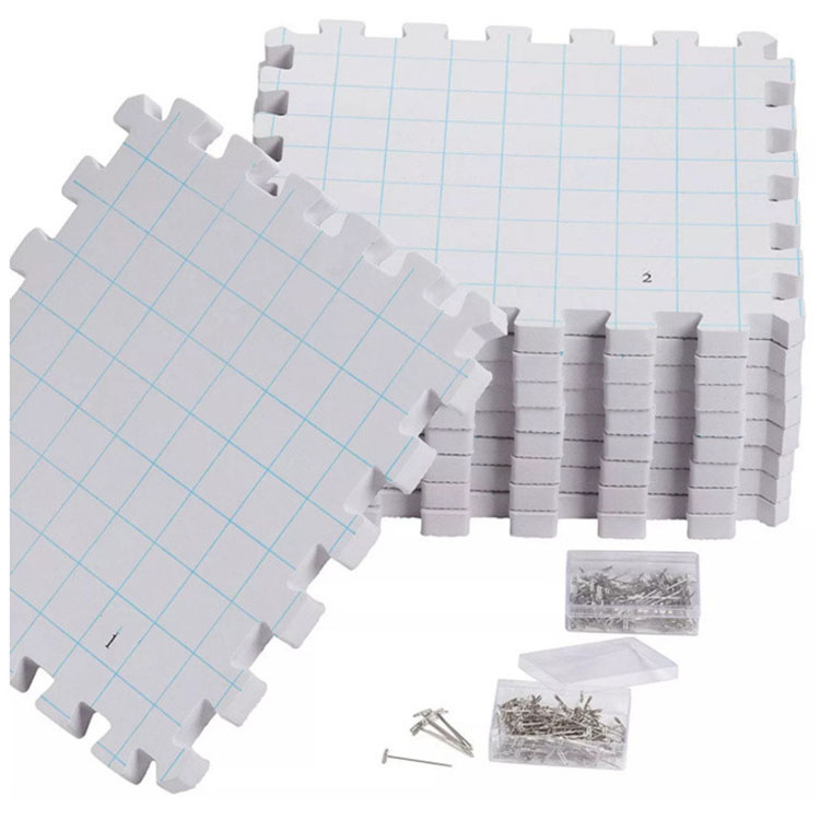 Eva Foam Printed Blocking Mats For Knitting Extra Thick Baby Plat Puzzle Blocks Blocking mat Boards