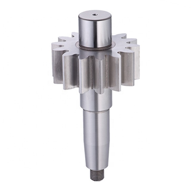 Precision Customized Heat Treated Steel hydraulic pump Shaft Gear