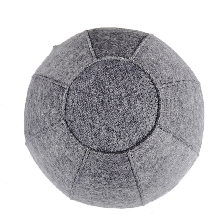 Yoga Ball Cover Exercise Balls Protector Sitting Ball Chair Wrap Protection Cover Carrier- Anti- Durable - Dark Gray