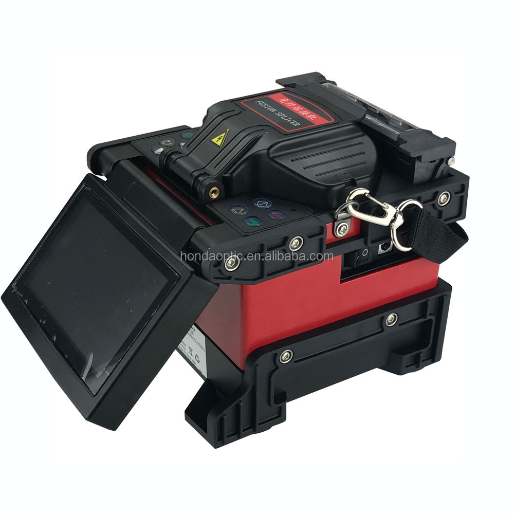 FS-01A Fusionadora de Fibra Автоматическая оптика с SOC волоконным держателем сварочный аппарат