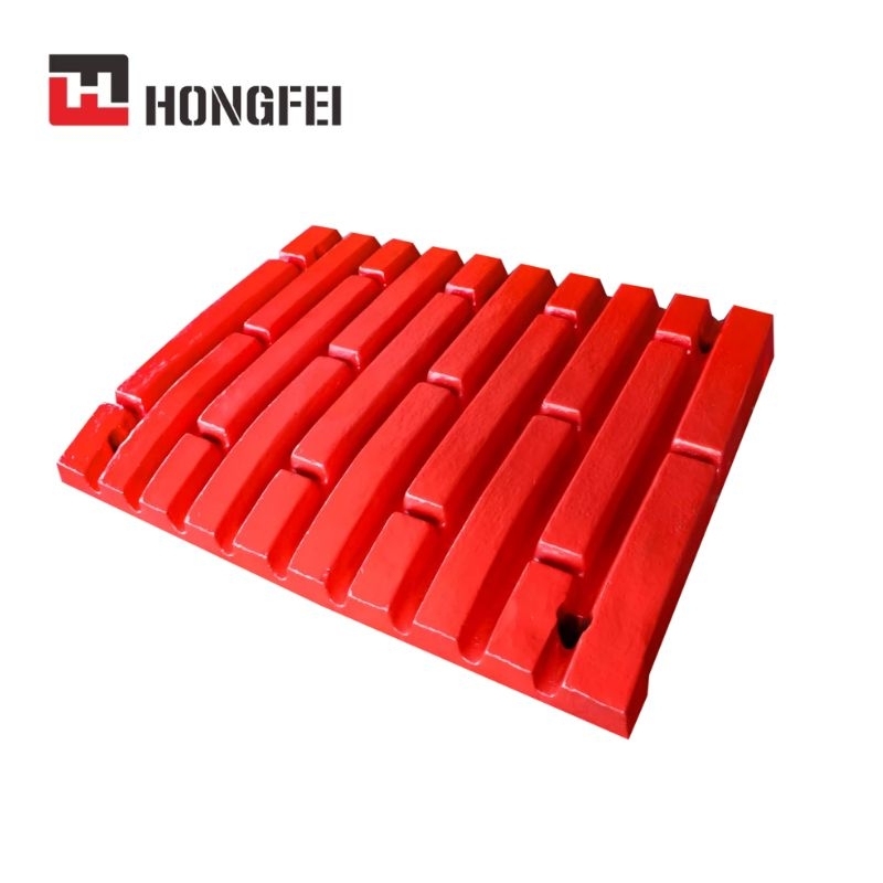 High Manganese Steel Casting Crusher Fixed and Swing Jaw Plate crusher Spare parts