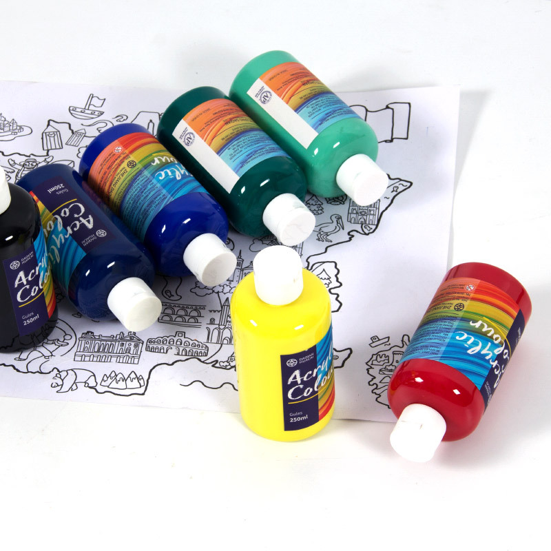 Tube Acrylic Paints for Artist Colors 120 Ml Painting OEM Loose Sets Packaging City Paper PCS Origin Sight Type Product