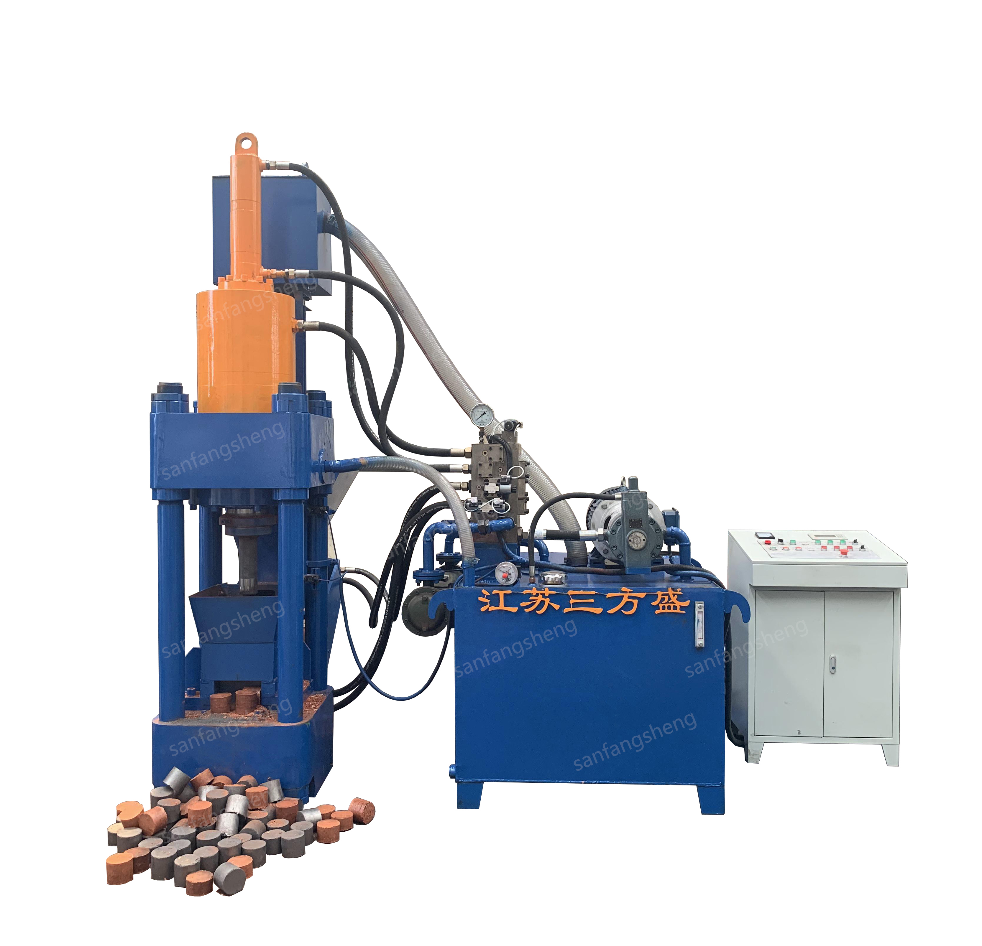 Factory Price Hydraulic Briquette Iron Copper Powder Press Making Machine