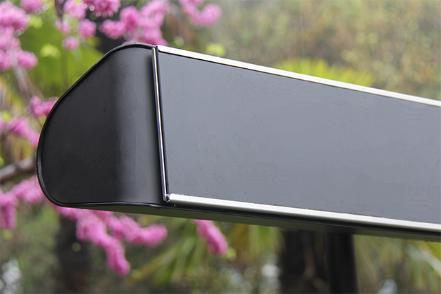 Elegant outdoor glass heater with remote control
