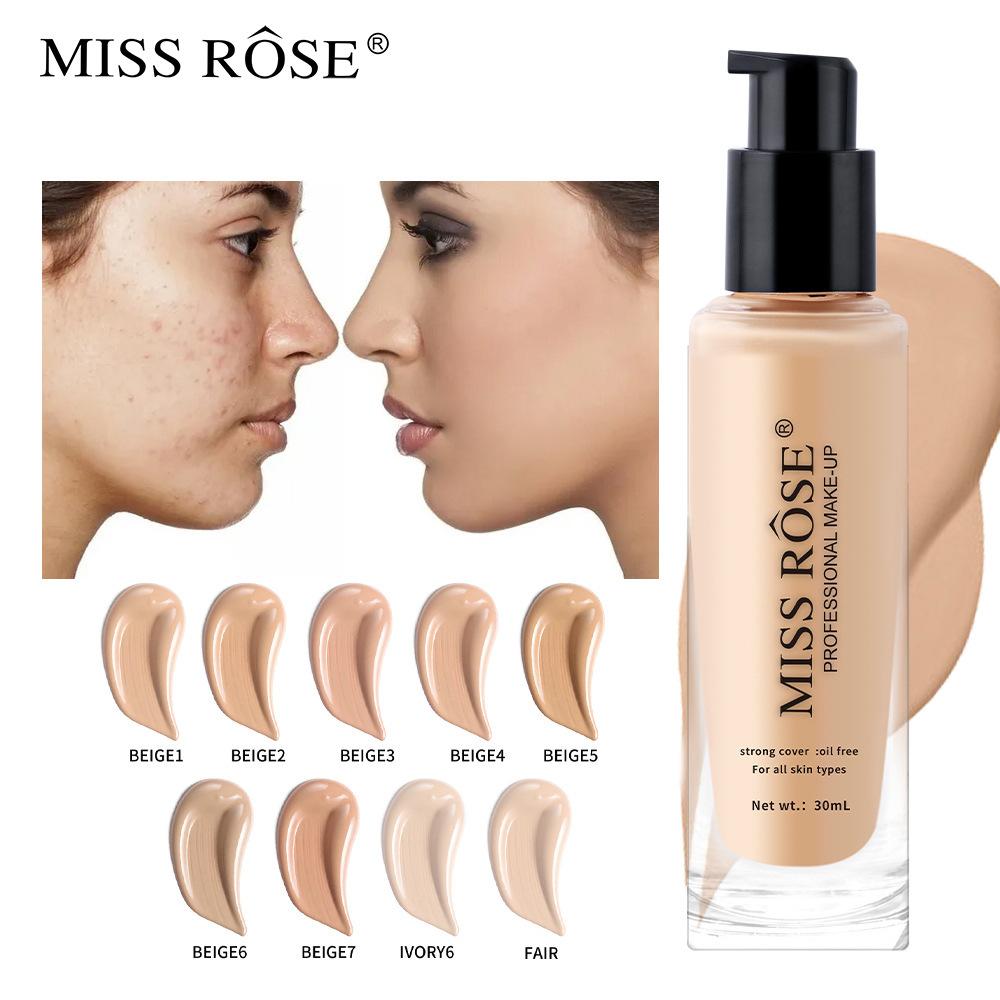 Matte Natural Waterproof Matt Liquid Makeup Private Label Long-Lasting Foundation Base for black women