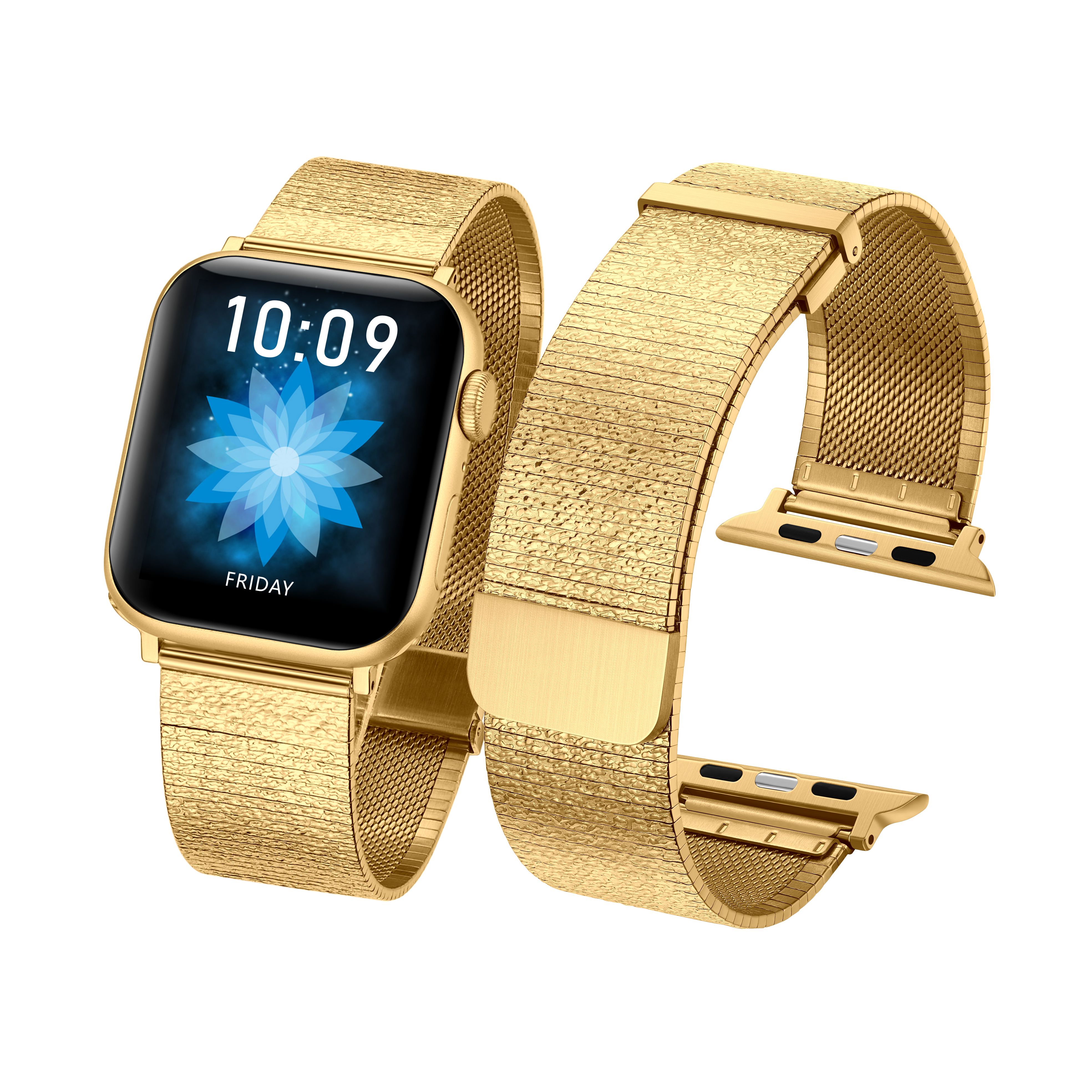 Ремешок металлический для apple watch band 38 42 мм, браслет из нержавеющей стали с петлей для apple watch 3 4 5 6 7