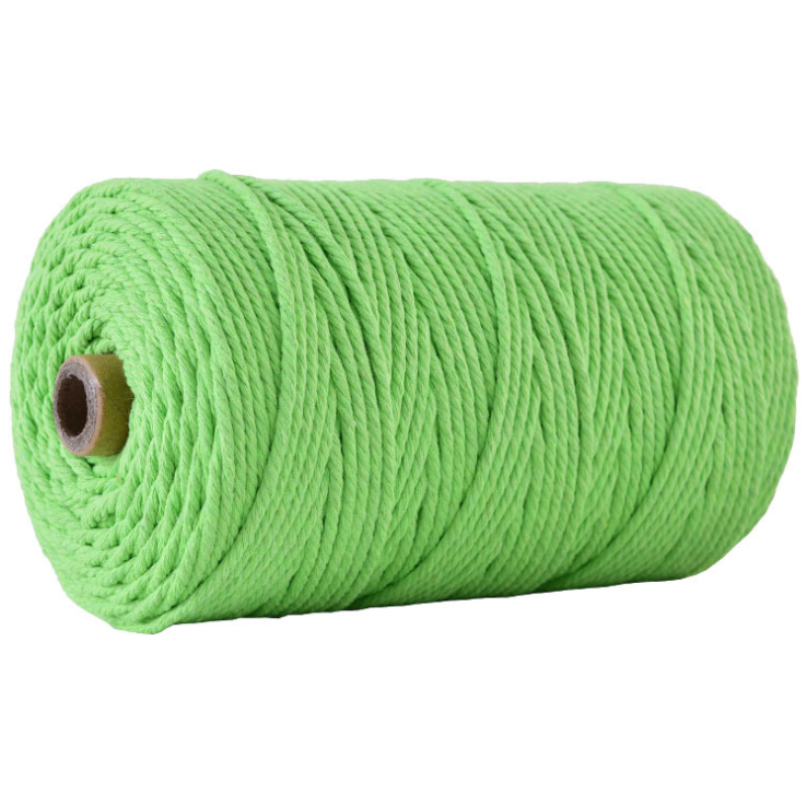 Wholesale 3mm macrame cord cotton rope macrame cotton cord for macrame yarn