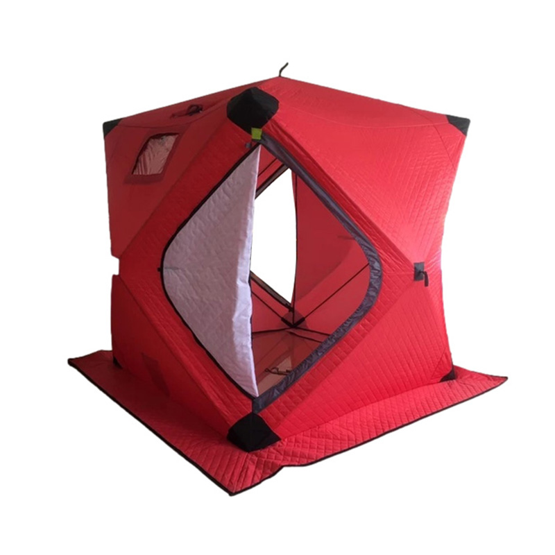 Plus 4 Person Cotton Outdoor Thick Warm Winter Insulated Ice Carp Fishing Tent