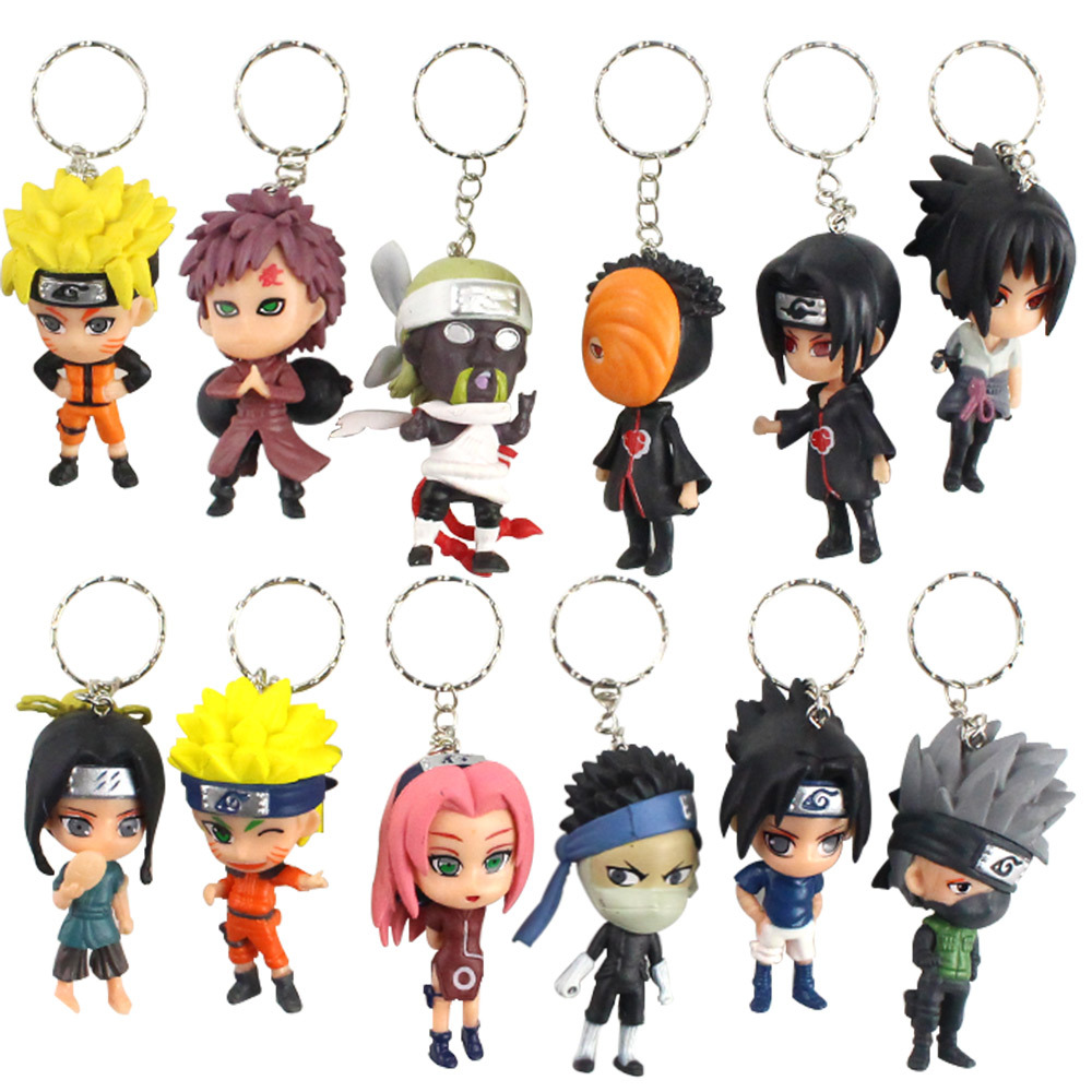Lilangda Sasuke/itachi/Kakashi акриловая цепочка для ключей, подвеска, аксессуары для аниме, мультяшное кольцо для ключей, брелок Наруто