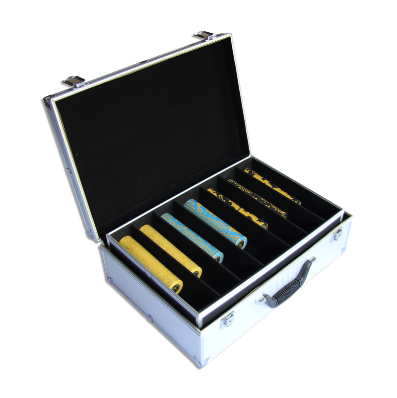 Casino Poker Chips Set Gambling Chips With Double Case
