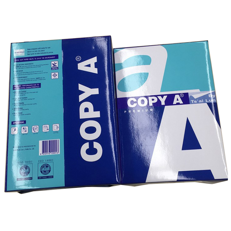 Top Grade 70gsm 75gsm 80gsm 210*297mm a4 printer multipurpose copy paper printing Paper white paper