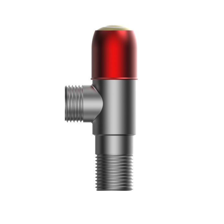 brass angle valve magnetic two way push water splitter
