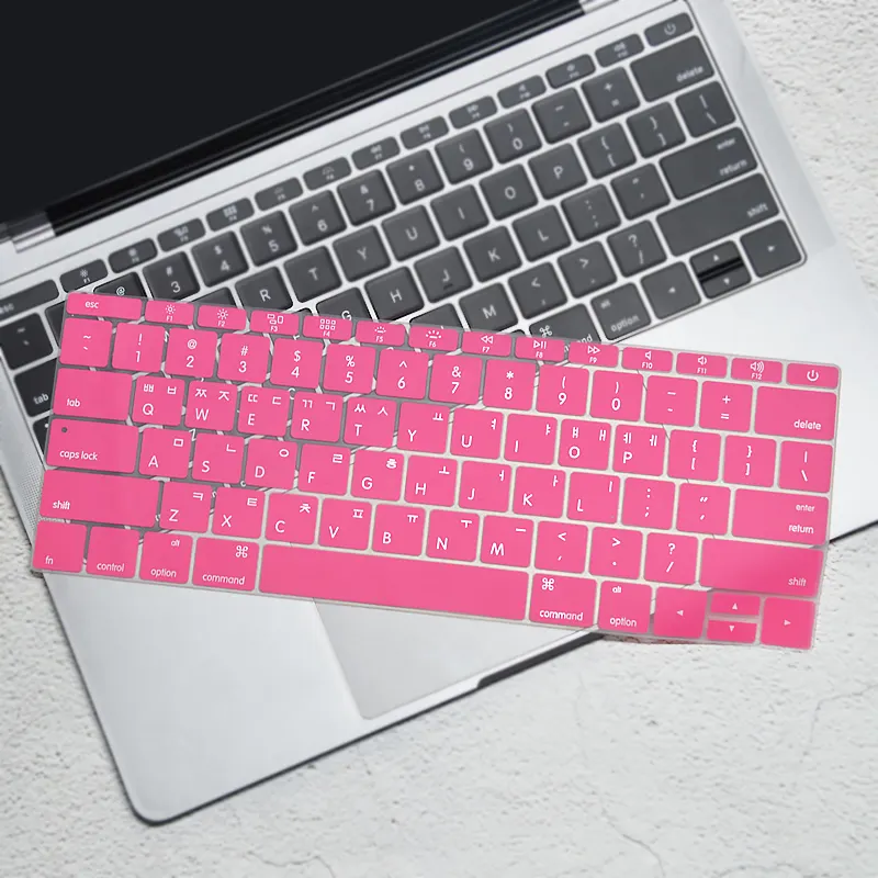 Изготовленный на заказ мягкий силиконовый чехол для клавиатуры для Macbook, защитный чехол для клавиатуры для ноутбука